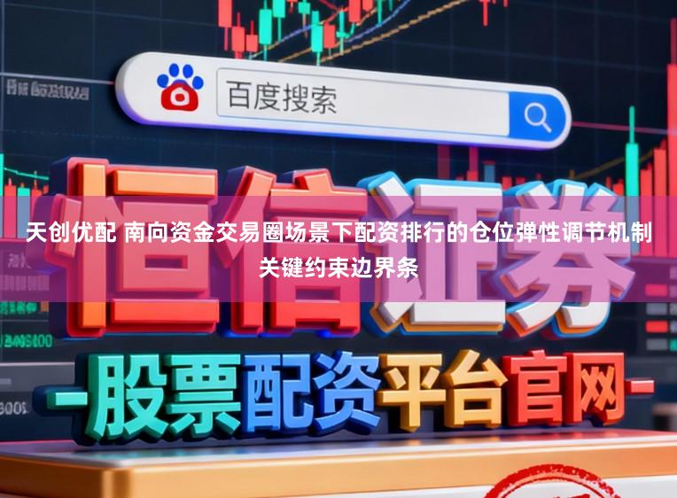 天创优配 南向资金交易圈场景下配资排行的仓位弹性调节机制关键约束边界条