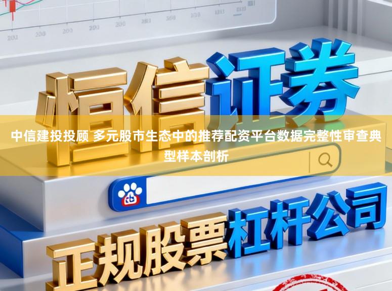 中信建投投顾 多元股市生态中的推荐配资平台数据完整性审查典型样本剖析